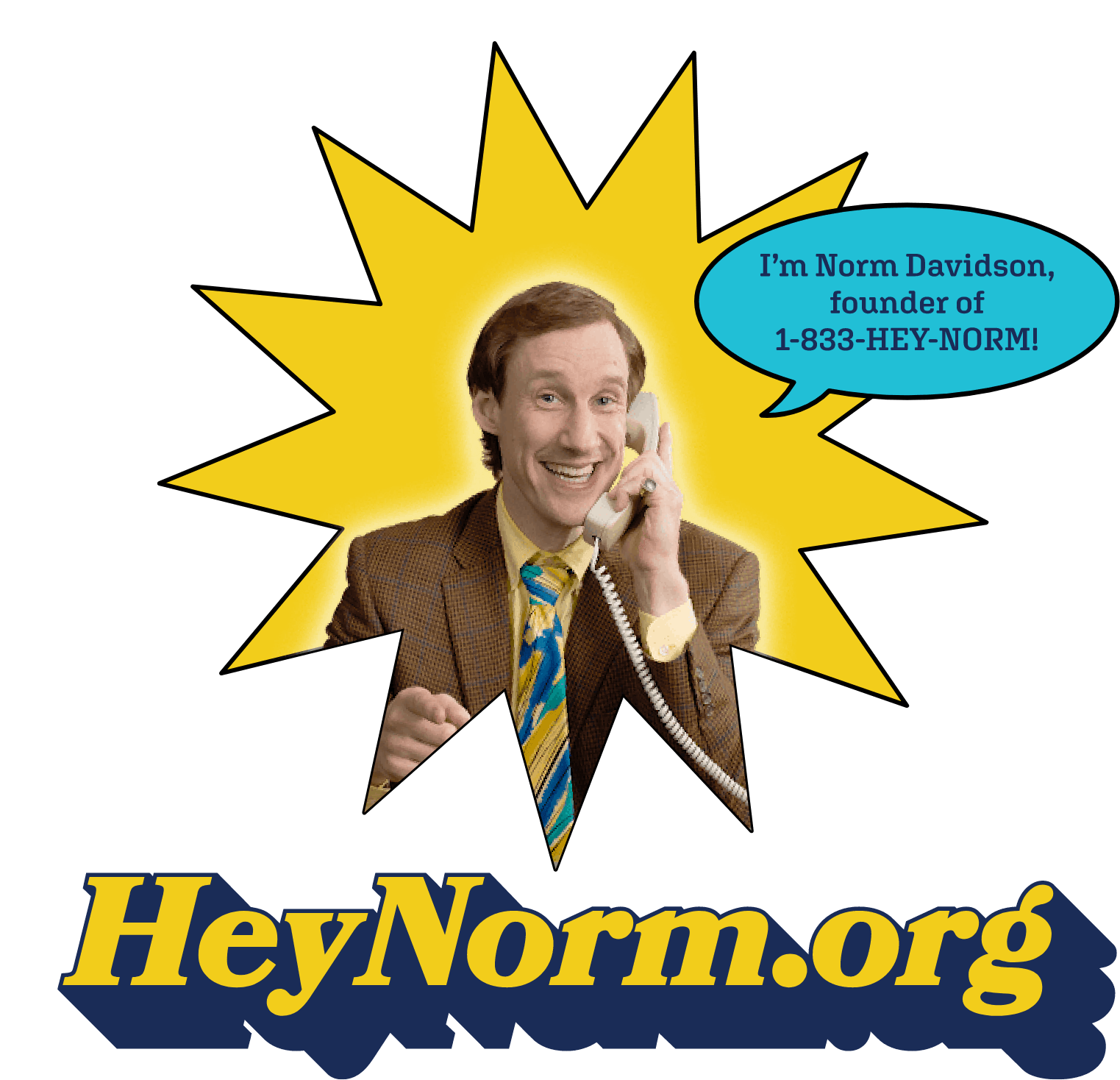 Go to the Hey Norm website