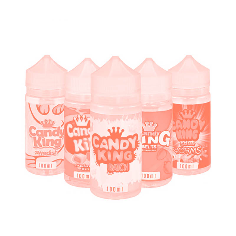Candy King flavored vape juices, designed to look like kids’ candies.